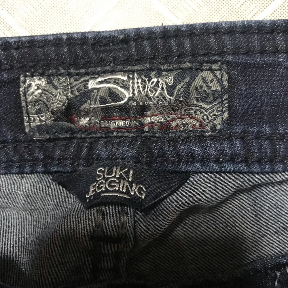 Silver Jeans‎ 25 x 30 Suki Jegging Ankle Dark Mid - Picture 5 of 8